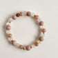 L'ULTIMO BRACELET - MOONSTONE/GOLDEN HEALER/SUNSTONE/ROSEWOOD