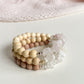 WOOD & GEMSTONE AROMATHERAPY BRACELET - 8MM