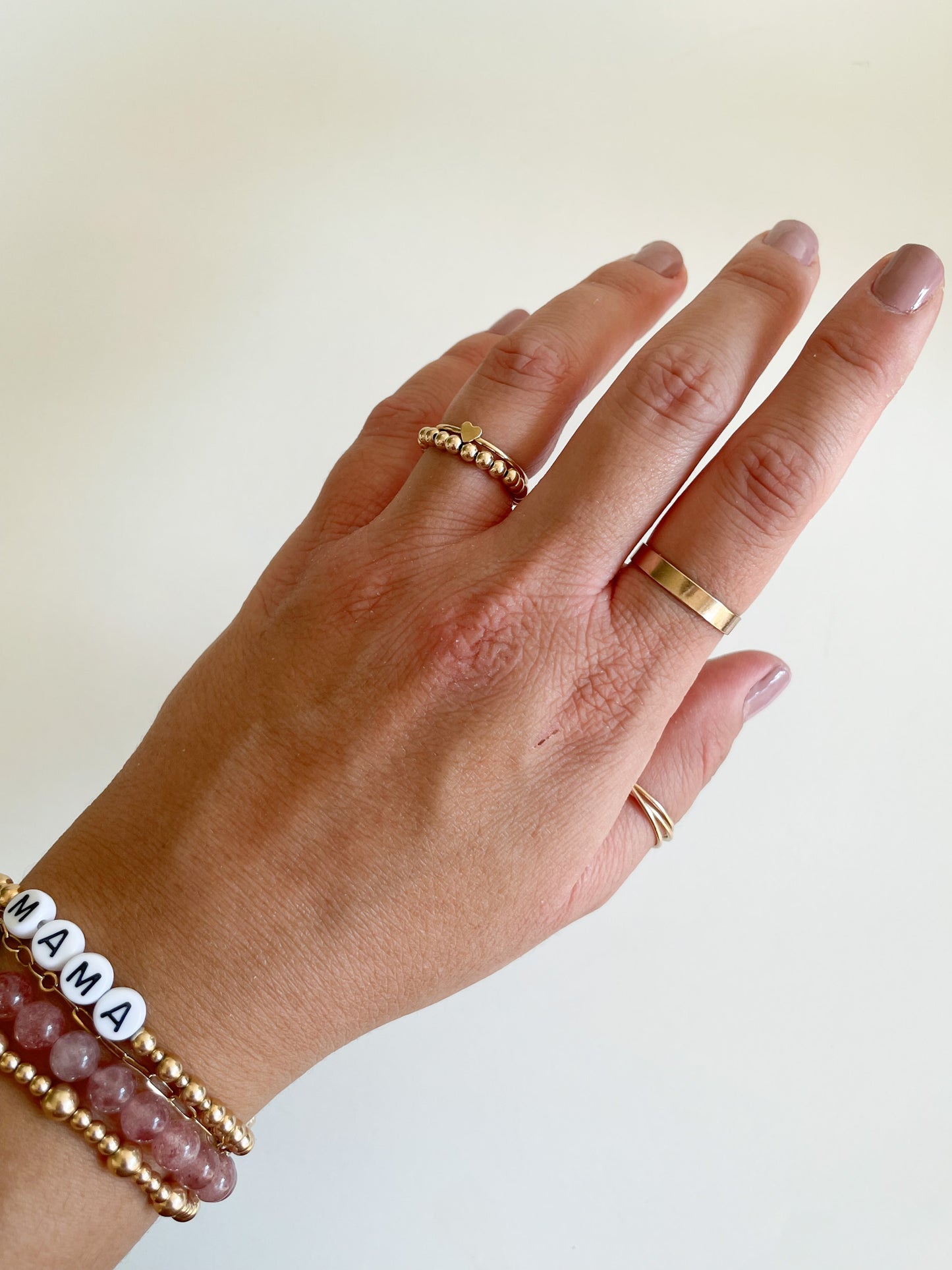 Flat Band Stacking Ring - Wide