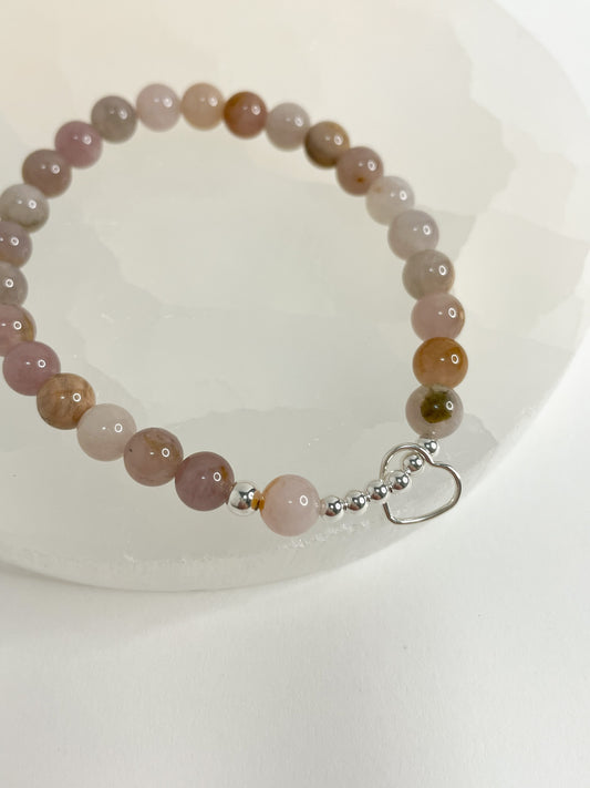 IN MY HEART BOLD - MAUVE ROSE QUARTZ