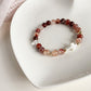 CROCIFISSO BRACELET - FIRE QUARTZ 8MM