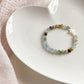 CROCIFISSO BRACELET - BLUE ONYX 6MM