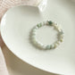 CROCIFISSO BRACELET - BURMA JADE 8MM