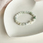 CROCIFISSO BRACELET - BURMA JADE 8MM