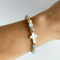 CROCIFISSO BRACELET - BLUE ONYX 6MM