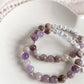 PERSONALIZE YOUR OWN BRACELET - SAGE AMETHYST 8MM