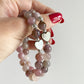 TESORO BRACELET - MAUVE ROSE QUARTZ 8MM