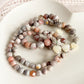 TESORO BRACELET - PINK BOTSWANA AGATE 9MM