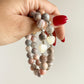 TESORO BRACELET - PINK BOTSWANA AGATE 9MM