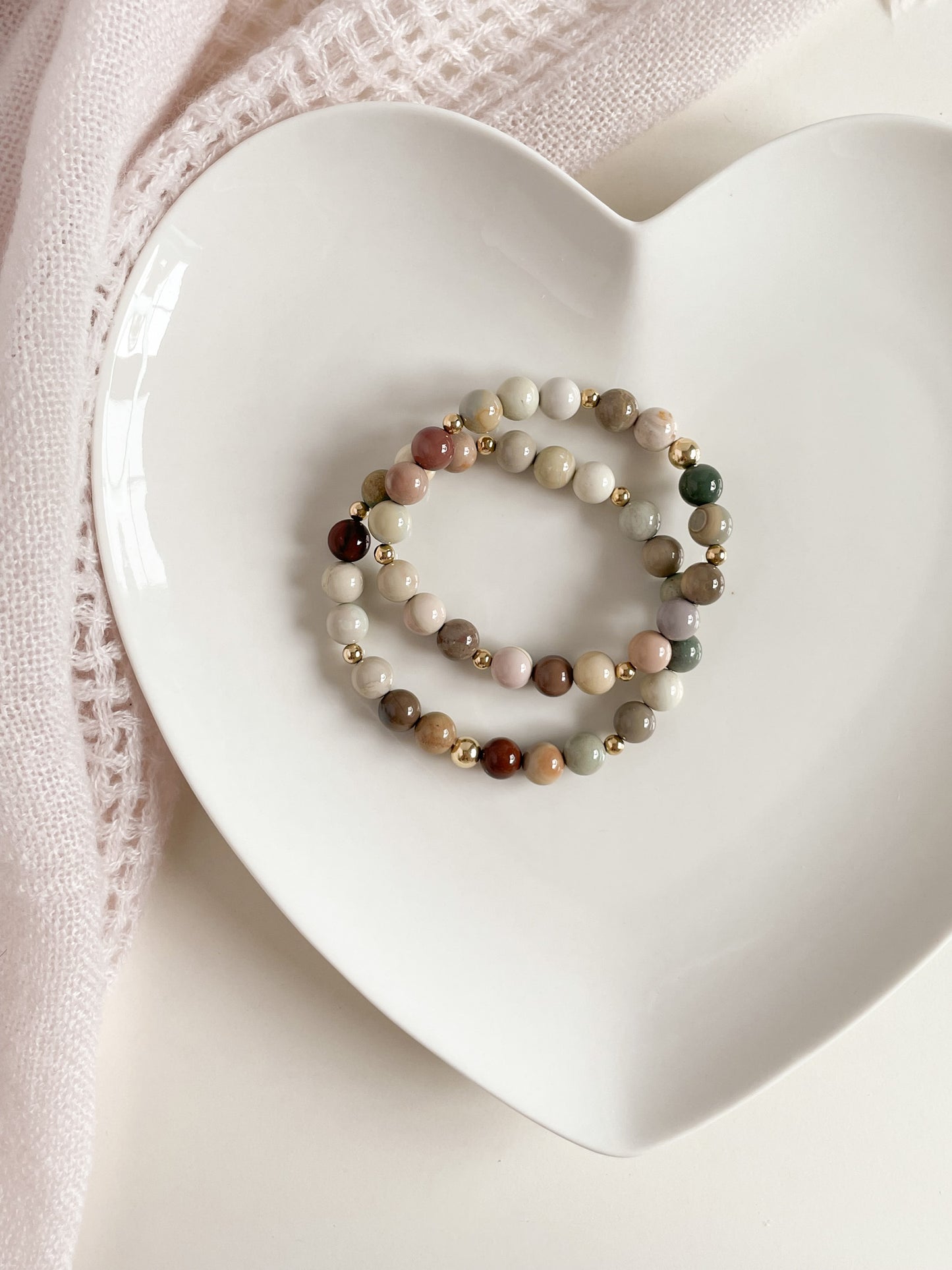 SCINTILLARE BRACELET - ALASHAN AGATE 8MM