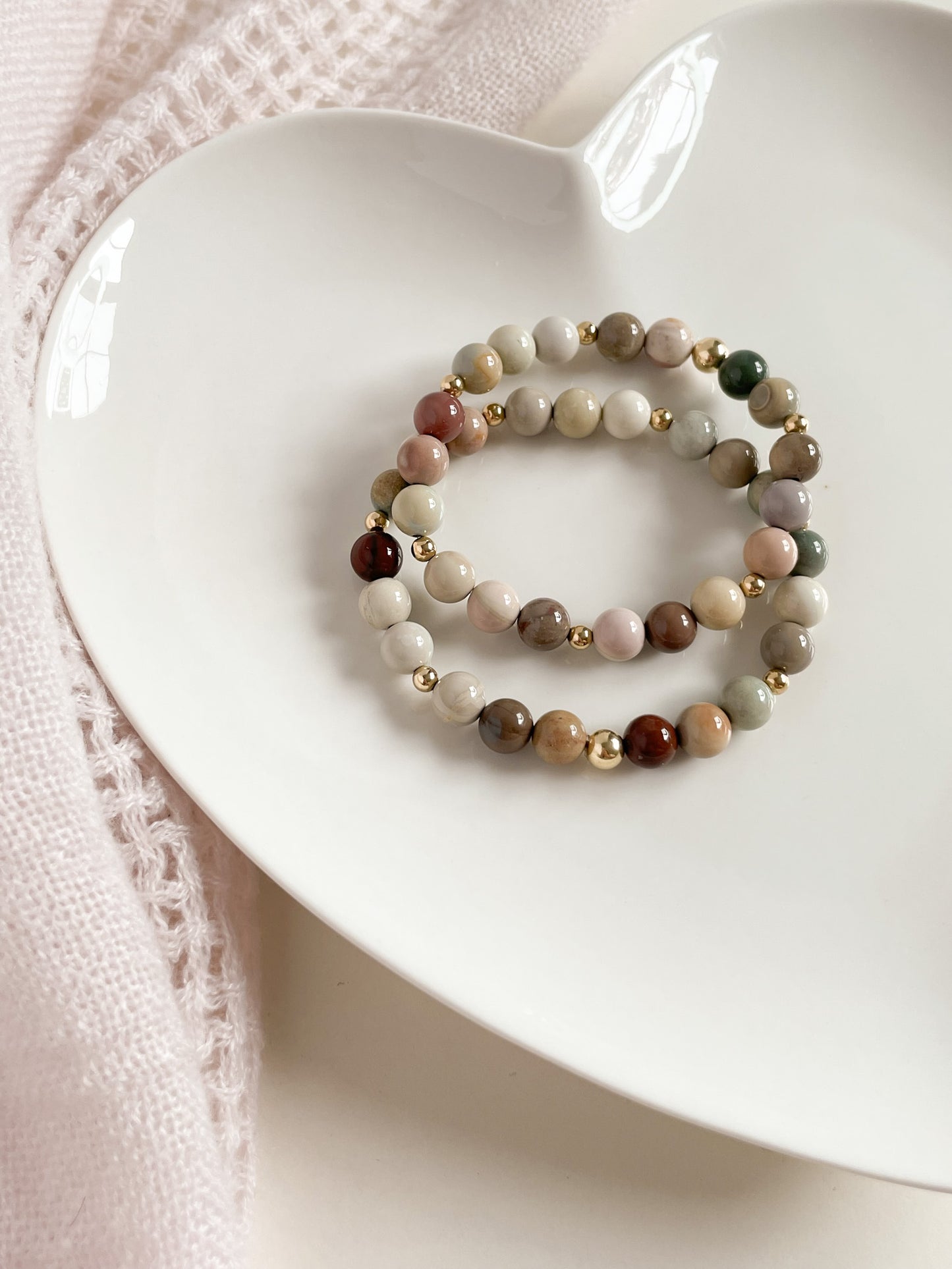 SCINTILLARE BRACELET - ALASHAN AGATE 8MM