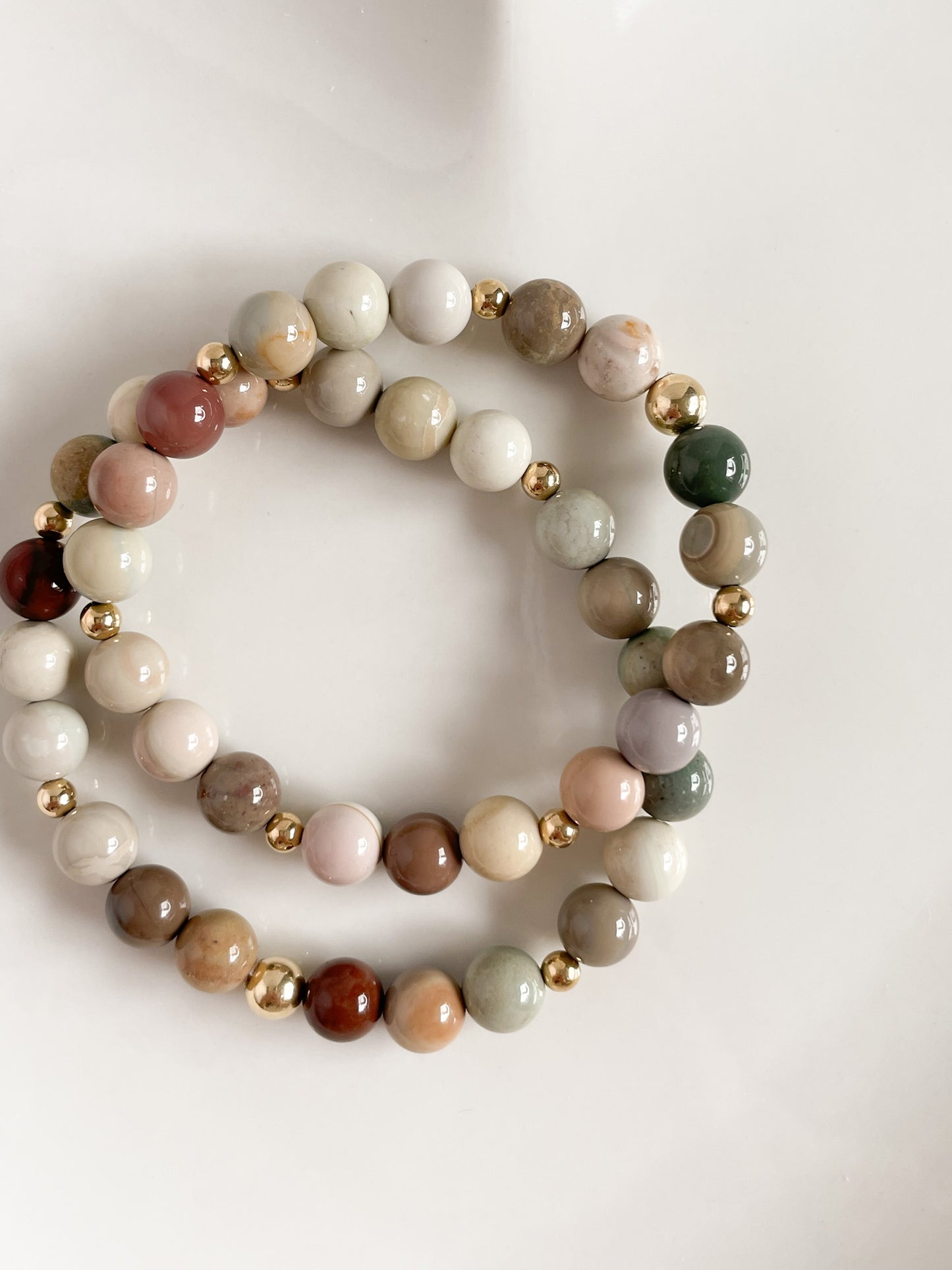 SCINTILLARE BRACELET - ALASHAN AGATE 8MM