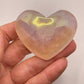 GEMSTONE HEART - AURA ROSE QUARTZ