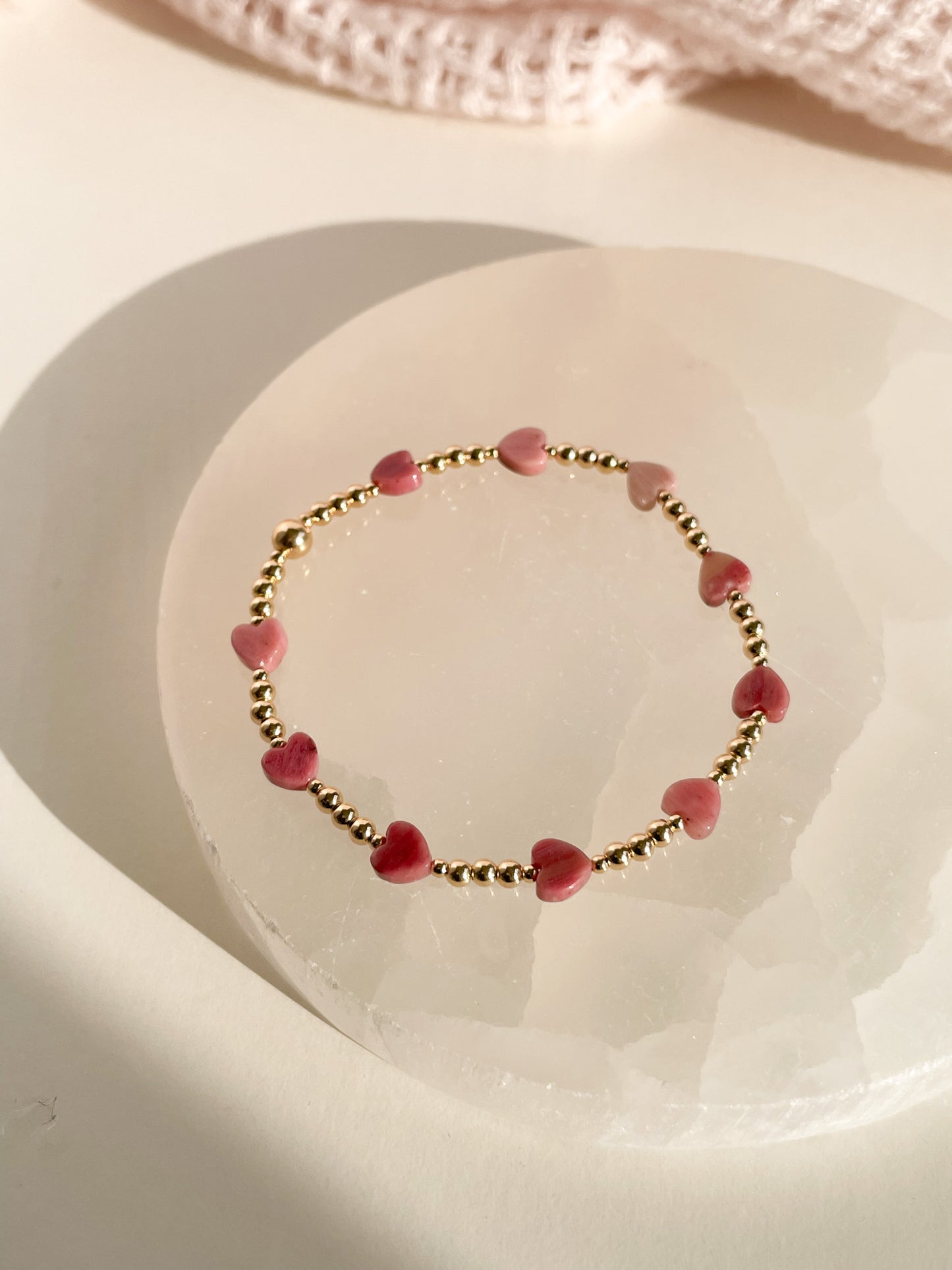 SPRUZZATA D'AMORE BRACELET - RHODONITE